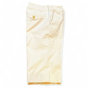 Banana Republic Bone/Cream Martin Stretch Crop Pants, 6